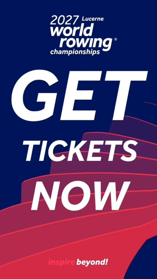 The 2027 World Rowing Championships are knocking at your door! 🚣

Ticket sales are now open. Get your tickets now!

More Infos via the link in bio! 🎟️

📹: @digitalfriends.ch 

#Lucerne2027 #wrchlucerne #Rotsee #rowing #inspirebeyond
